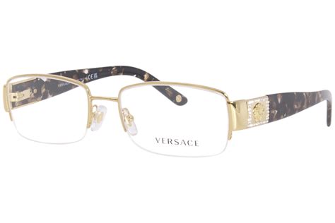 eyeglasses versace glasses on face|Versace eyeglass frames with rhinestones.